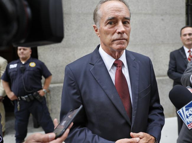 Republican congressman Chris Collins has pleaded guilty to insider trading. Picture: AP