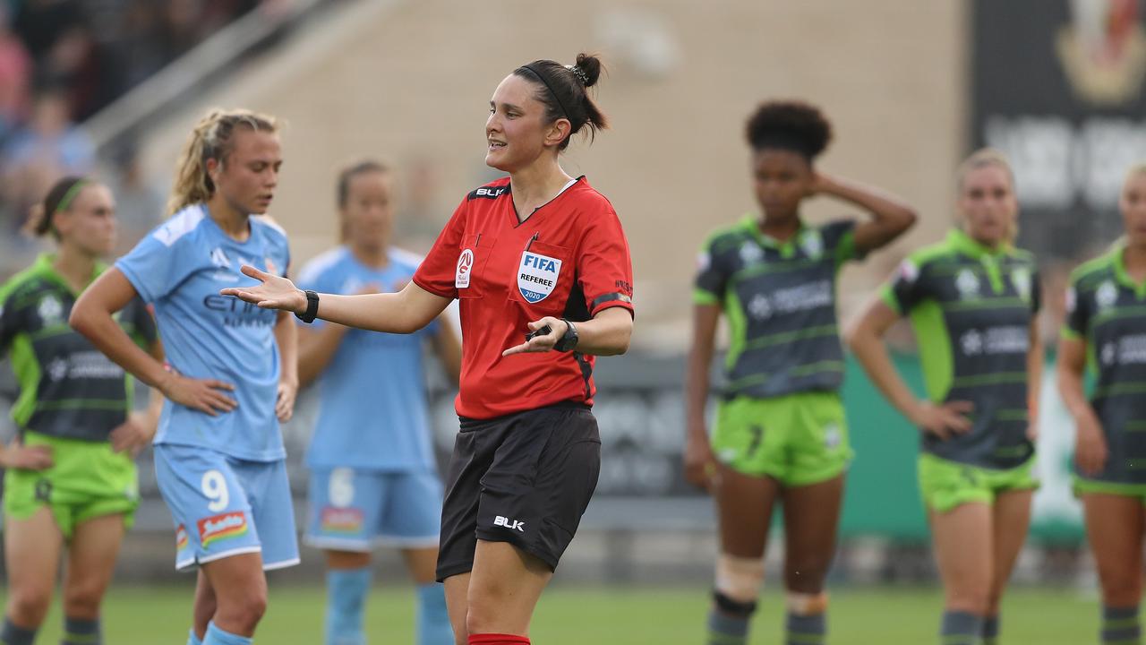 Kate Jacewicz will become the first woman to referee an A-League match.