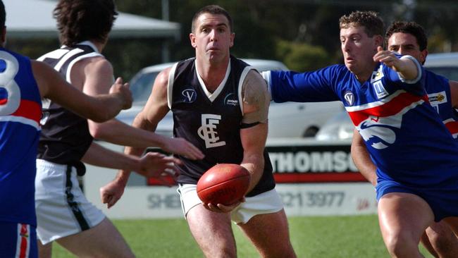 Former North Melbourne player Craig Sholl was a star for Echuca in the early 2000s.