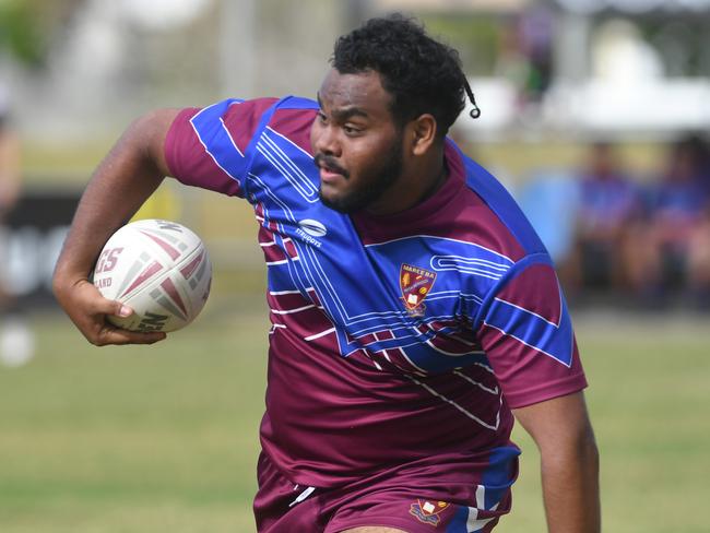 Aaron Payne Cup. Mackay SHS against Mareeba at Jack Manski Oval. Mareeba's Tyronne Williams. Picture: Evan Morgan