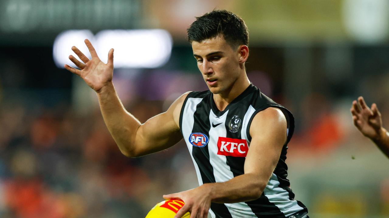 Nick Daicos looms as the Rising Star frontrunner after a stunning display. Picture: Russell Freeman/AFL Photos via Getty Images