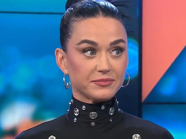 Katy Perry appeared on The Project.