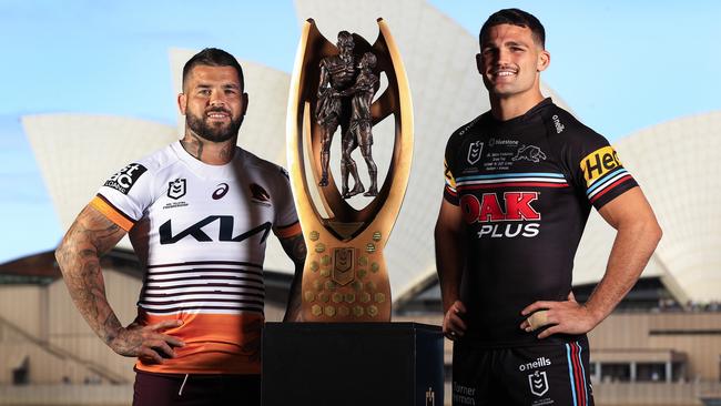 Captains Adam Reynolds and Nathan Cleary will play major roles in the grand final. Picture: Adam Head