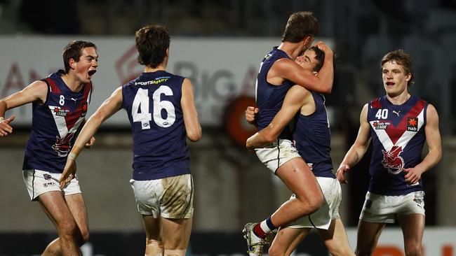 The Dragons celebrate. Photo: AFL Photos via Getty Images.