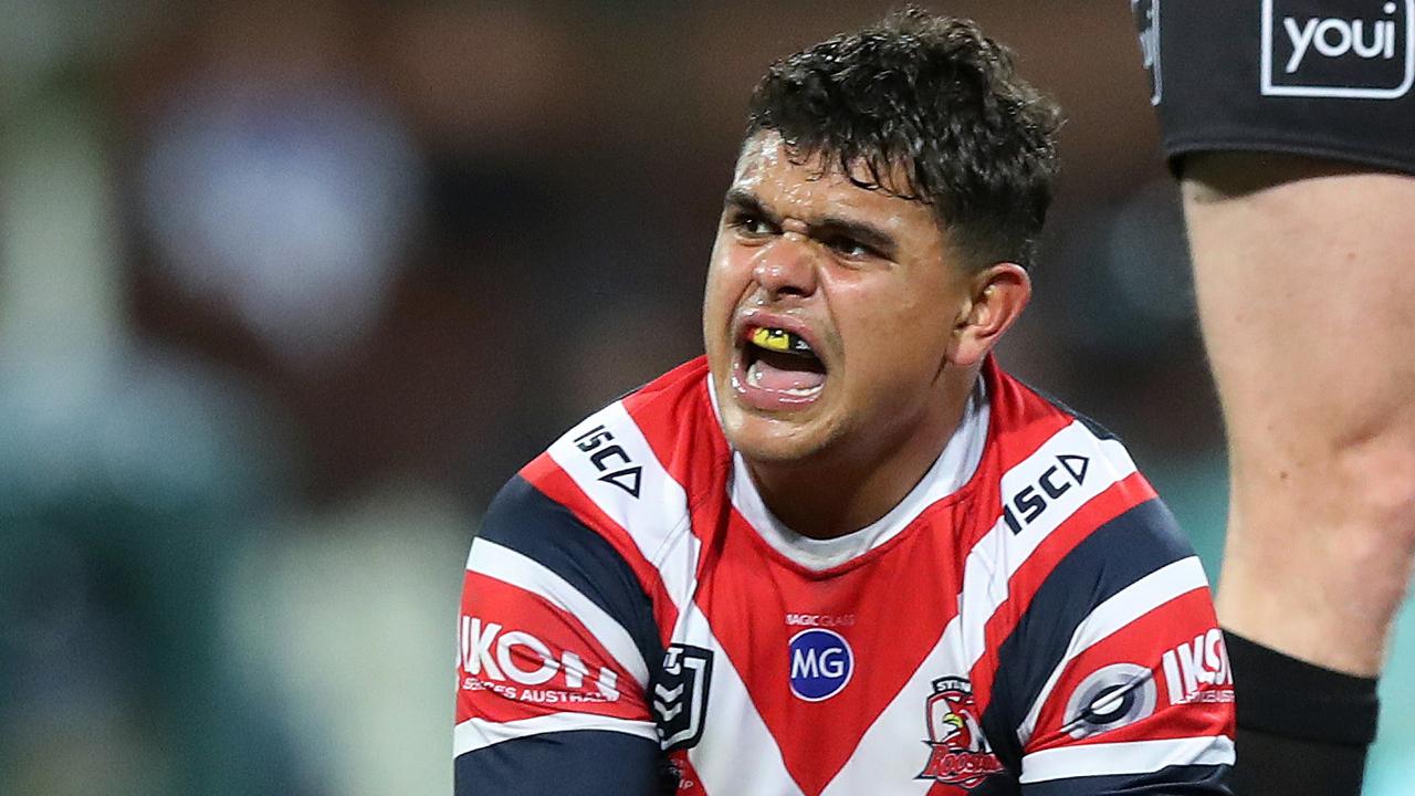 Roosters star Latrell Mitchell was a casualty for the Blues’ game one loss.