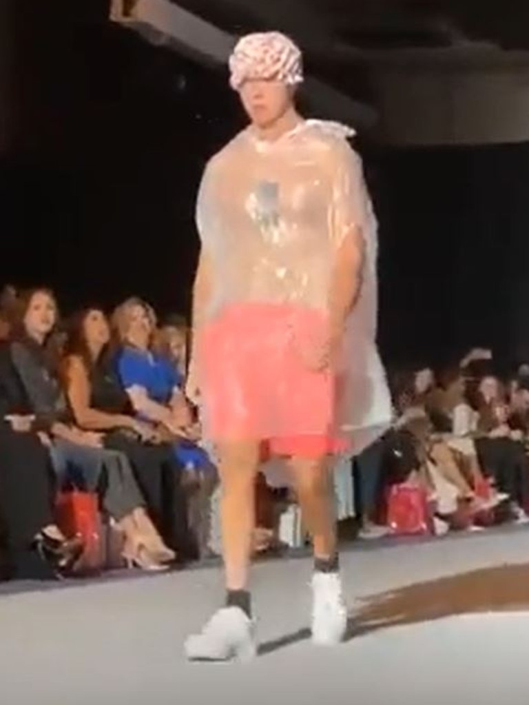 Fashion Week Impostor Goes Viral As He Catwalks Wearing A Trash