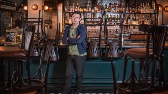 Melbourne restaurateur Andrew McConnell, whose CBD restaurant Gimlet has suffered throughout the pandemic. Picture: Jason Edwards