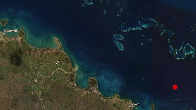 Earthquake off the coast of Bowen.