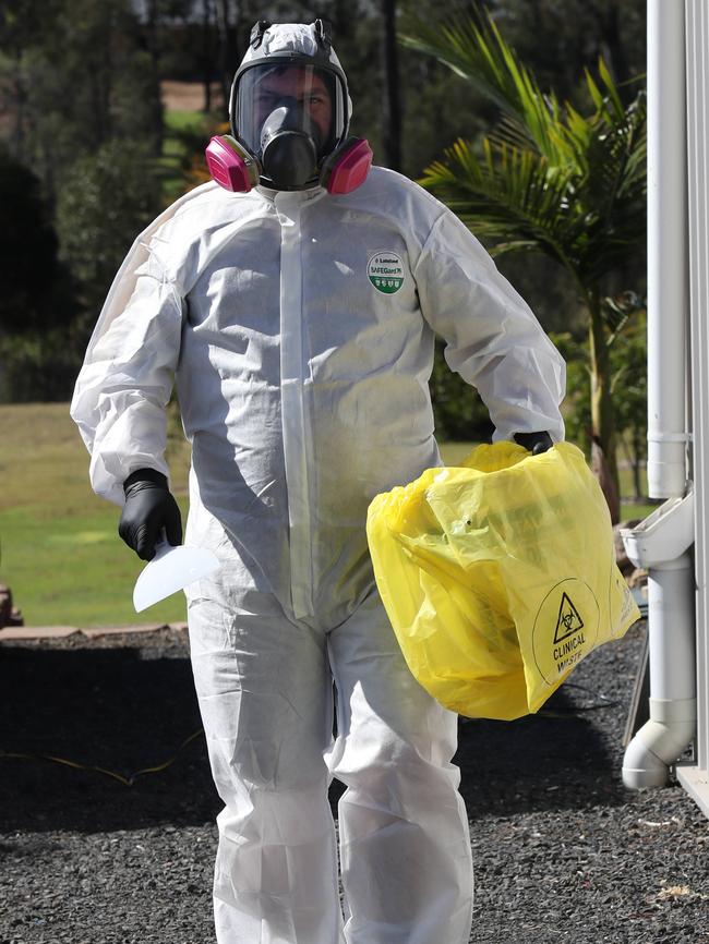 Extreme cleaning isn’t a job for everyone. Picture: Annette Dew