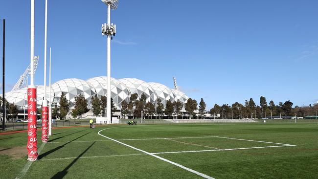 There is a 5m difference in length and width between the MCG and the SCG (160m length and 141m width compared to the SCG 155m and 136m). Picture: Michael Klein