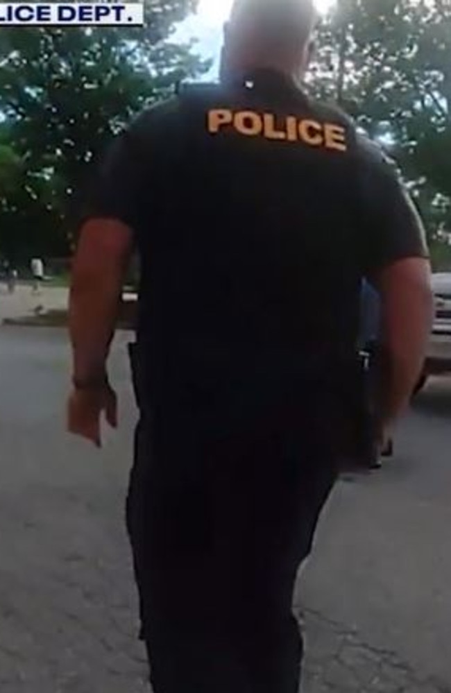 Two officers saved a baby who wasn't breathing. Picture: Forest Park Police