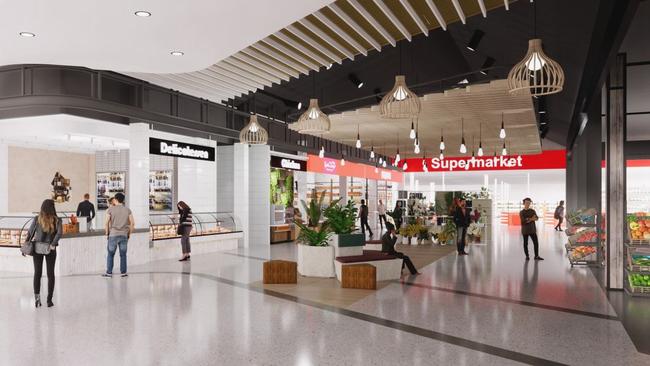 The centre is set to get a new, larger supermarket and a fresh food precinct.