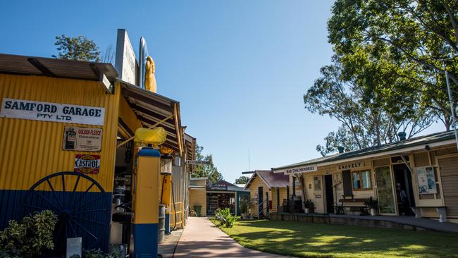 Historic buildings at Samford District Historical Museum. Photo: Dominika Lis