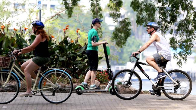 Adelaide City Council gave its support for legalisation of e-scooters. Picture: AAP/David Clark