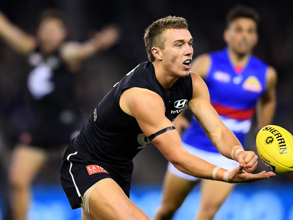 How did Carlton superstar Patrick Cripps slide to the last pick of the first round of the draft?