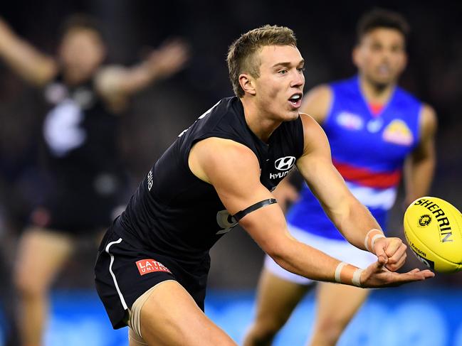 How did Carlton superstar Patrick Cripps slide to the last pick of the first round of the draft?