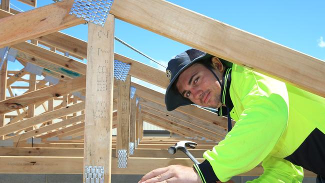 Apartment approvals are buoying the housing sector.
