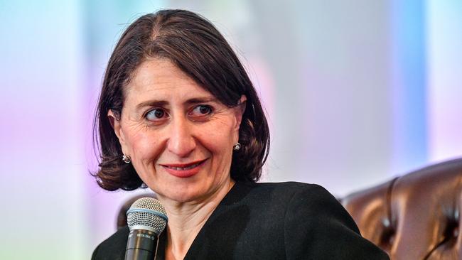 NSW Premier Gladys Berejiklian said they’re heading in the right track building a city from scratch. Picture: AAP Image/Brendan Esposito