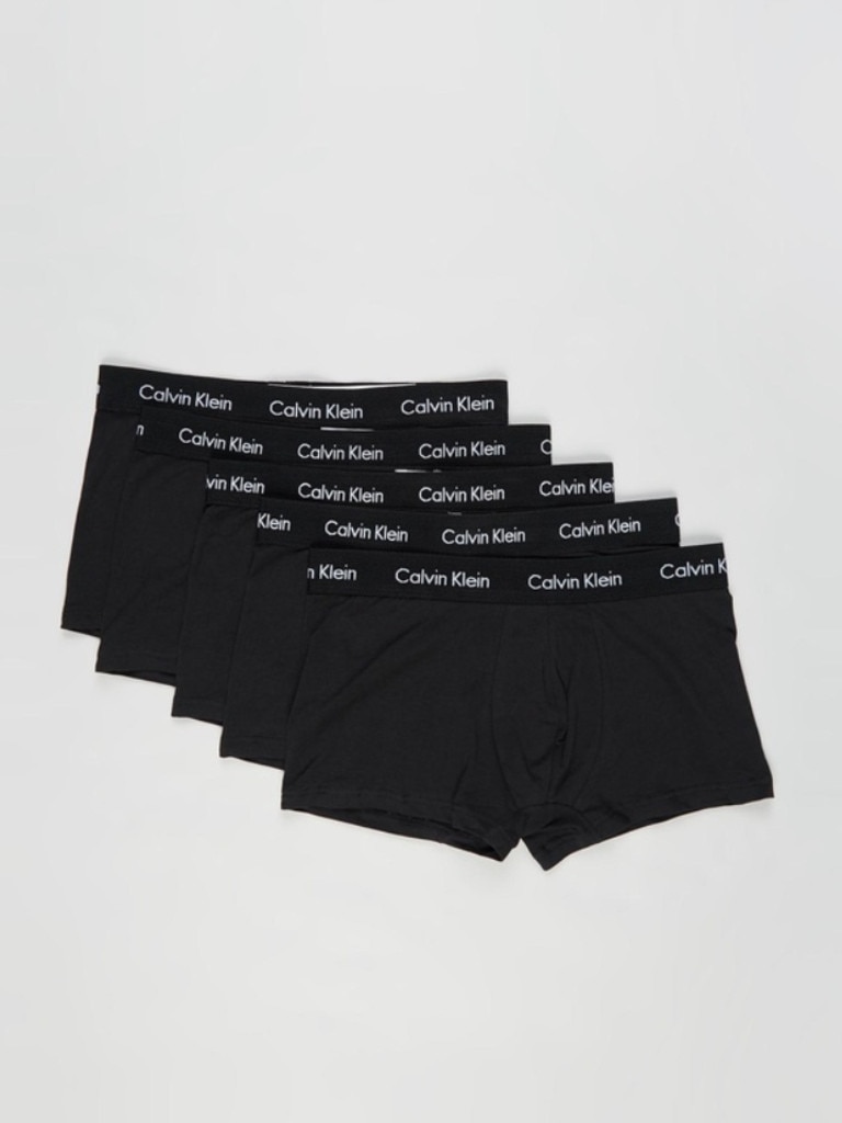 Calvin Klein Cotton Stretch Trunks 5-Pack. Picture: THE ICONIC.