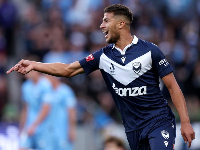 Zinedine Machach has starred for Melbourne Victory this season. Picture: Jonathan DiMaggio/Getty Images