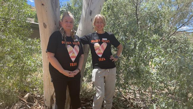 Deadly Heart Trek co-chairs Vicki Wade, left, and Georgina Byron. Deadly Heart Incorporated will officially become an incorporation next week, as the Trek begins on Monday.