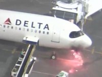 Passenger plane catches fire in dramatic new video