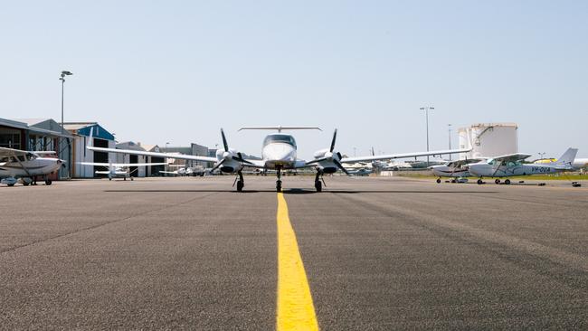 Ready to go ... My trusty steed, a Diamond DA40 at the Australian Wings Academy, Gold Coast.