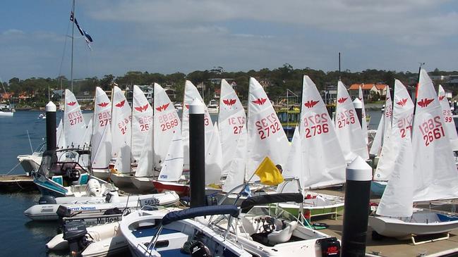 Boats at the Cronulla Sailing Club in Sydney’s south.