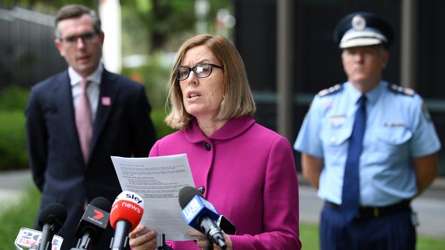 NSW Chief Health Officer Dr Kerry Chant urged anyone with symptoms in Waverly to get tested as community transmission skyrockets. Picture: AAP/Joel Carrett