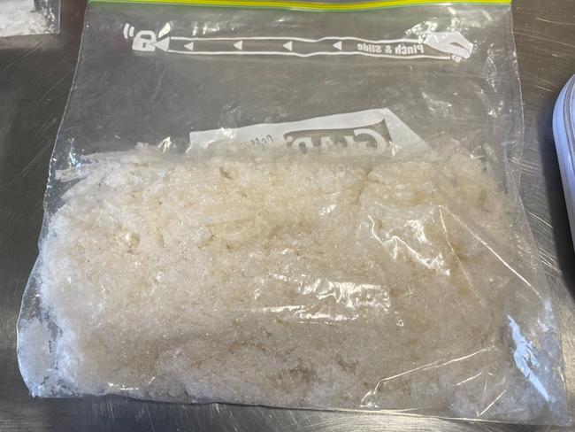 Methylaphetamine allegedly seized by Strike Force Starve detectives. Picture: NSW Police