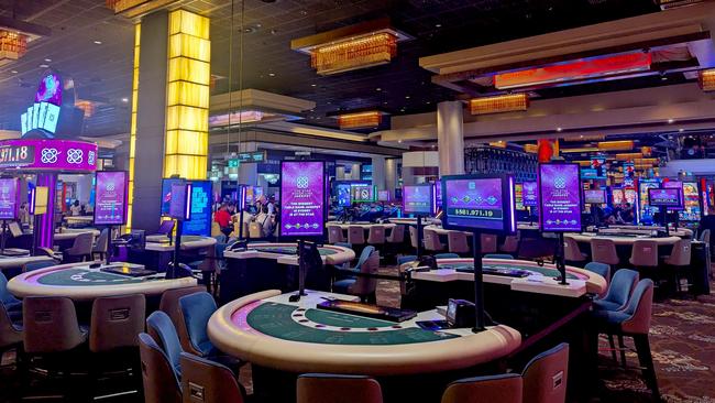 The Star gaming room in Sydney. The company has been fined by the NSW Independent Casino Commission.