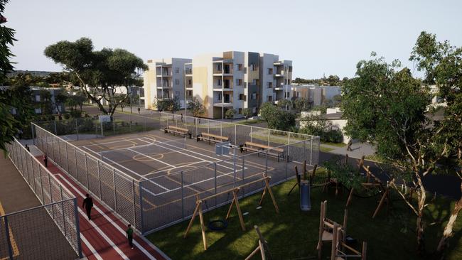 Concept image of the new Oaklands Green public housing development. Picture: Supplied