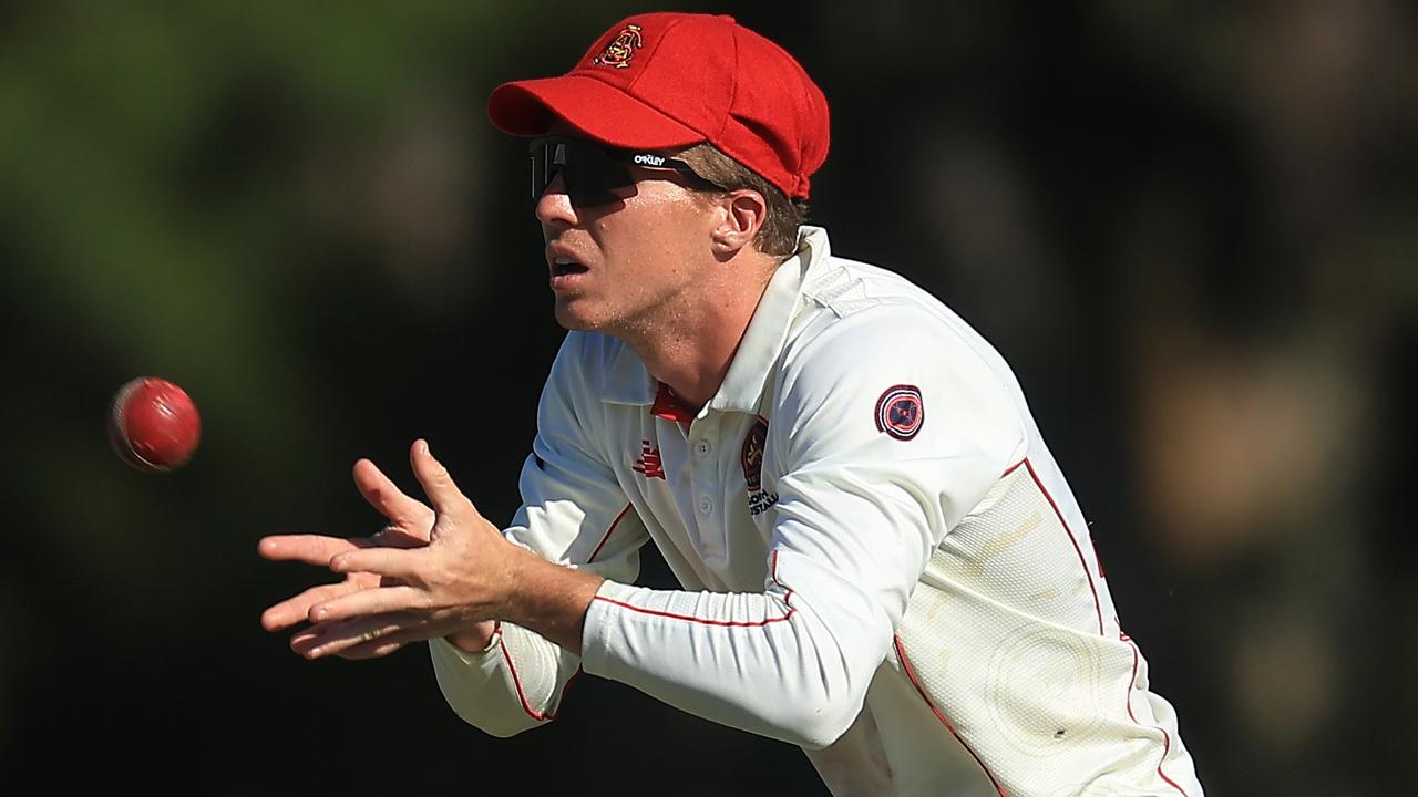 Nathan McSweeney is set to bat in the middle order in the Australia A clash in Mackay, but could bolt into the Australian Test squad as an opener. Picture: Mark Evans / Getty Images