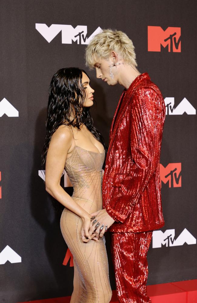 Megan Fox and musician Machine Gun Kelly were engaged this month. Picture: Jamie McCarthy/Getty Images for MTV/ ViacomCBS
