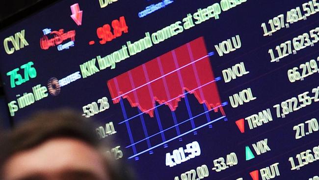 NEW YORK, NY - AUGUST 21: Traders work on the floor of the New York Stock Exchange (NYSE) on August 21, 2015 in New York City. The Dow fell over 500 points in trading today as global markets continue to react to economic events in China. Spencer Platt/Getty Images/AFP == FOR NEWSPAPERS, INTERNET, TELCOS & TELEVISION USE ONLY ==