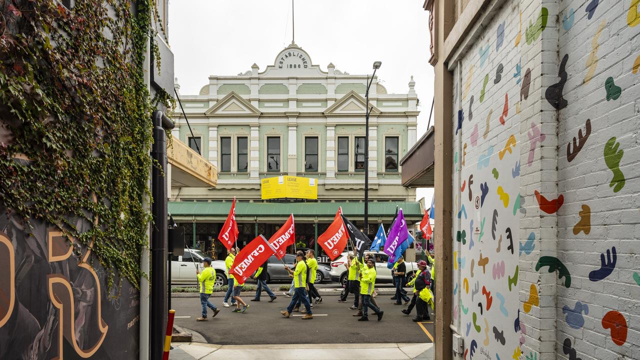 Labour Day 2022 Toowoomba march, Saturday, April 30, 2022. Picture: Kevin Farmer