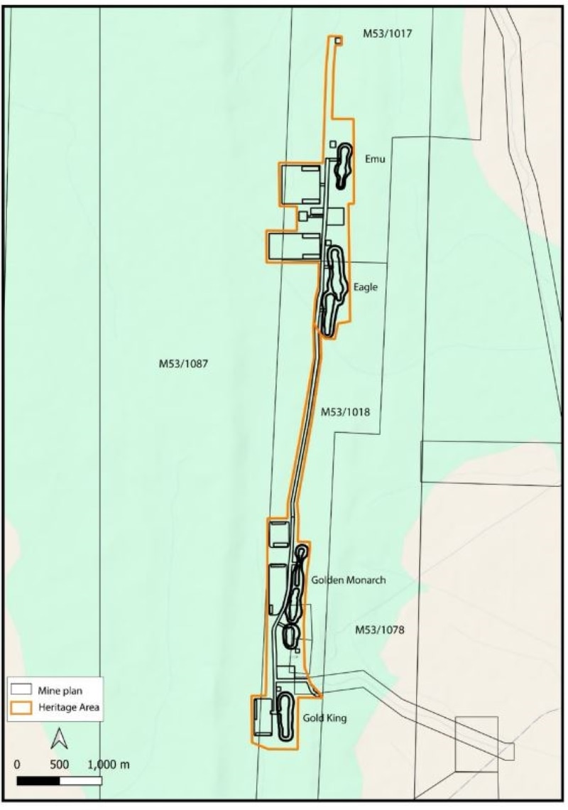 The Gold Duke deposits. Pic: WGR