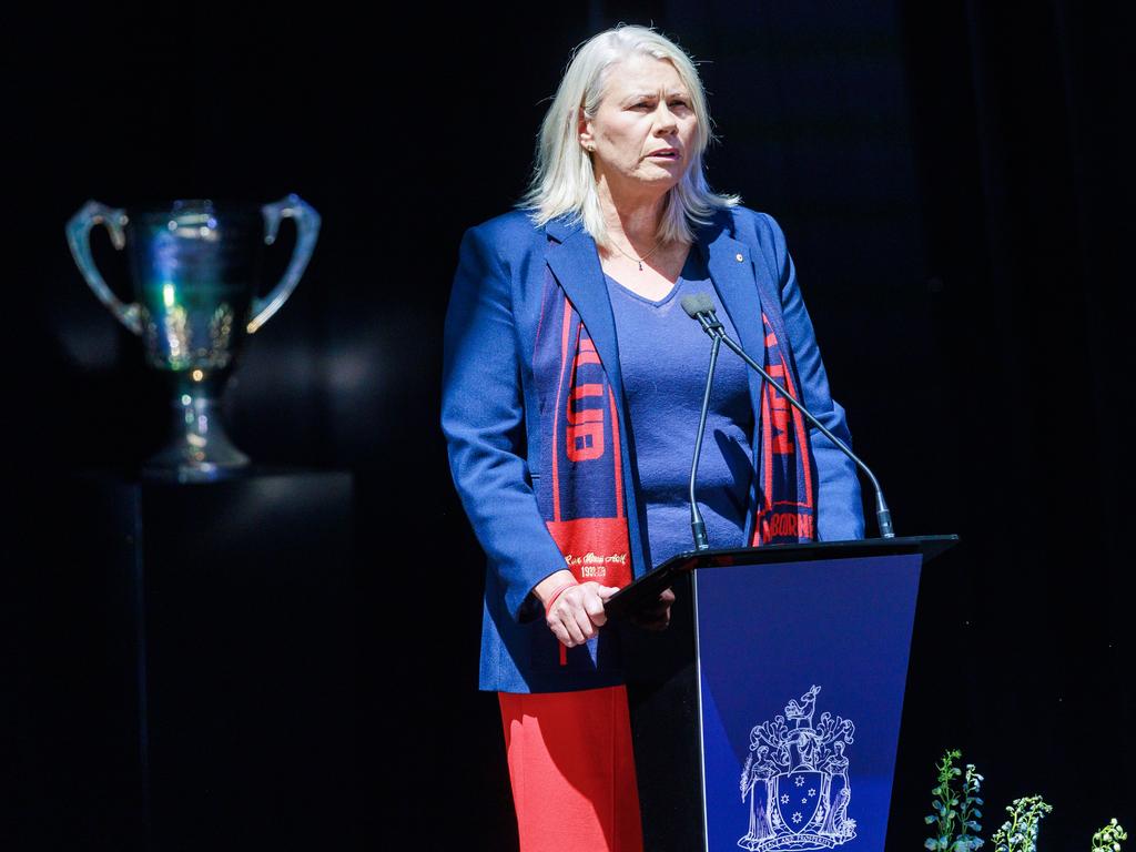 Melbourne Demons president Kate Roffey. Picture NCA NewsWire / Aaron Francis