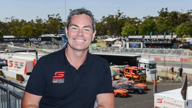 Holden V8 legend Craig Lowndes at the VALO Adelaide 500. Picture: Brenton Edwards