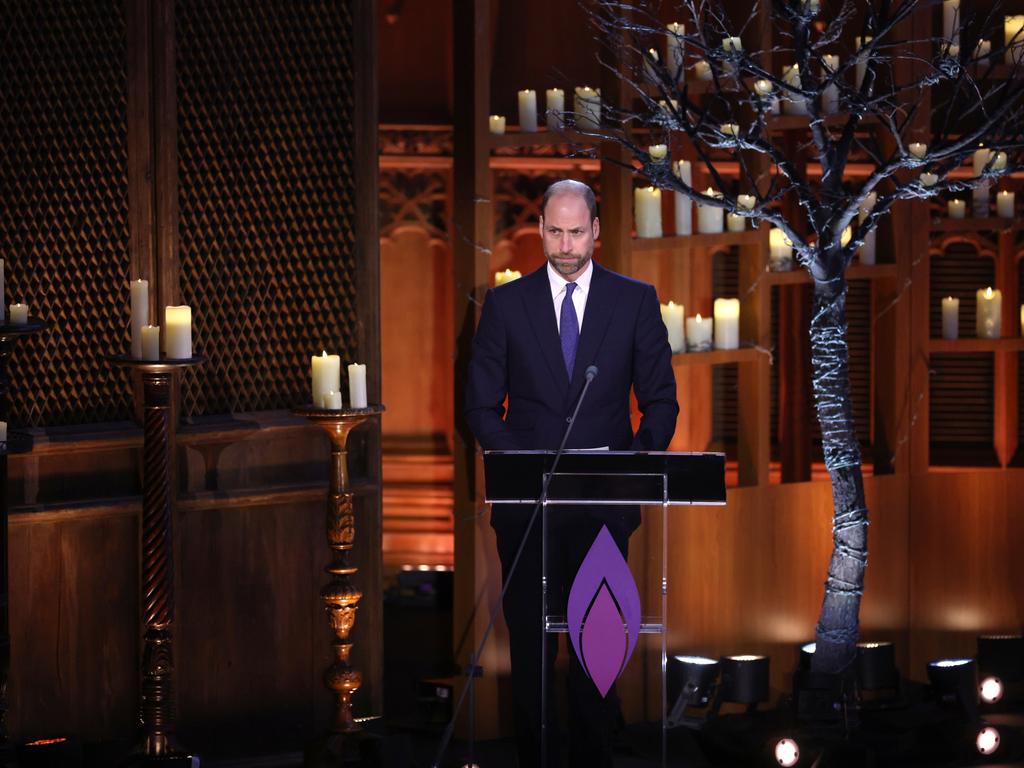 Prince William speaks during a ceremony commemorating Holocaust Memorial Day on in London. Picture: Getty Images