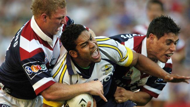 The Roosters and Cowboys clashed in an epic preliminary final in 2004.