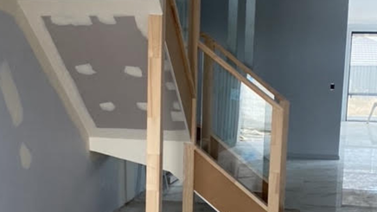 Inside some of the incomplete homes. Picture: Supplied