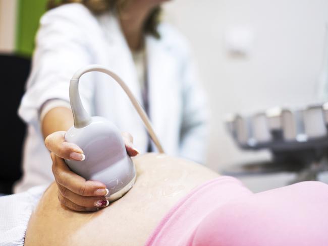 Generic photo of a pregnant woman in hospital. Picture: iStock