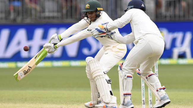 Usman Khawaja is the key for Australia. (AAP Image/Dave Hunt)