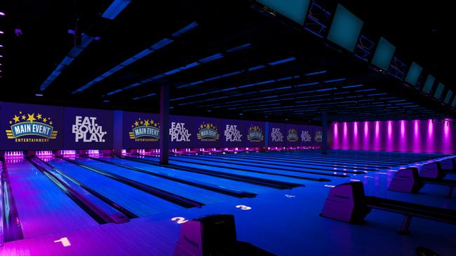 Ardent’s operates 42 Main Event sites across the US with activities such as bowling alleys and laser tag. Picture: Supplied.