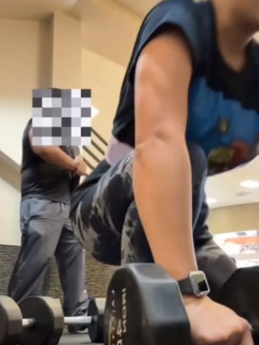 Studies show women have long felt unsafe in the gym. Picture: TikTok