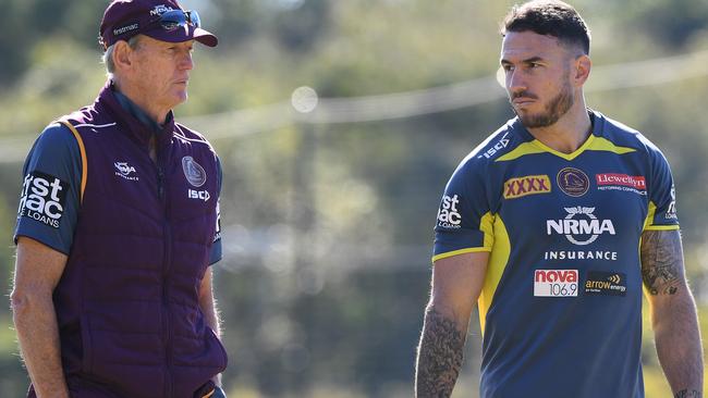 Wayne Bennett has no time for sentiment. (AAP Image/Dave Hunt)