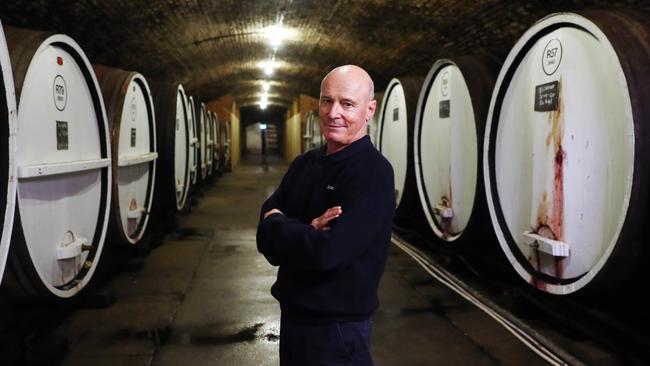 Alister Purbrick, CEO of Tahbilk Wines: “We are certainly grateful to our wine club members for them thinking of us and buying a lot of wine that they drank at home.” Picture: Aaron Francis/The Australian