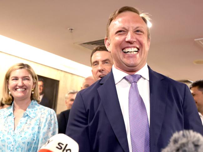 Steven Miles has been elected Premier  with Cameron Dick as deputy, at the Labor Caucus meeting to elect new Premier and Deputy premier of Queensland after Annastacia PalaszczukÃs resignation, Parliament House Brisbane, on Friday 15th December 2023 - Photo Steve Pohlner