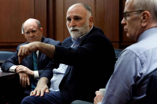 Jose Andres after a March meeting in Washington on getting humanitarian aid to Gaza